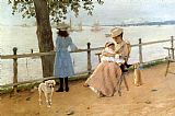 William Merritt Chase Afternoon by the Sea aka Gravesend Bay painting
